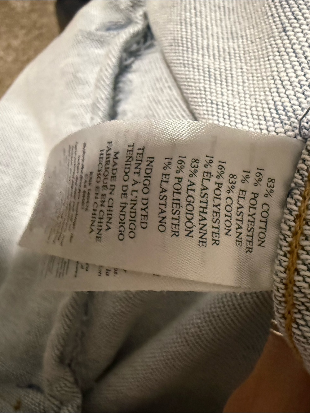 Women’s Faherty Light Blue Soft Terry Denim Trucker Oversized Jacket - Picture 5 of 5
